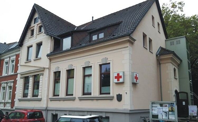 Das DRK-Zentrum in der Ringstraße von außen