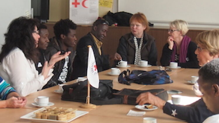 Gespräch im Montagscafé